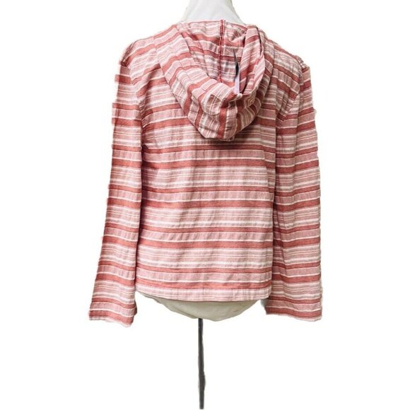 NWT Roxy Paradise Calling Woven Poncho Hoodie Size S - Picture 8 of 10